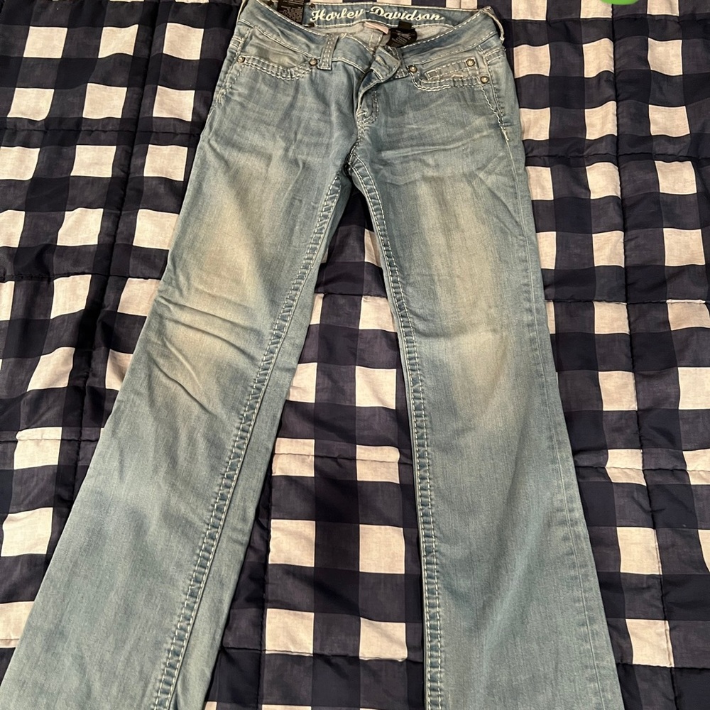 Harley Davidson jeans size 8 worn once
